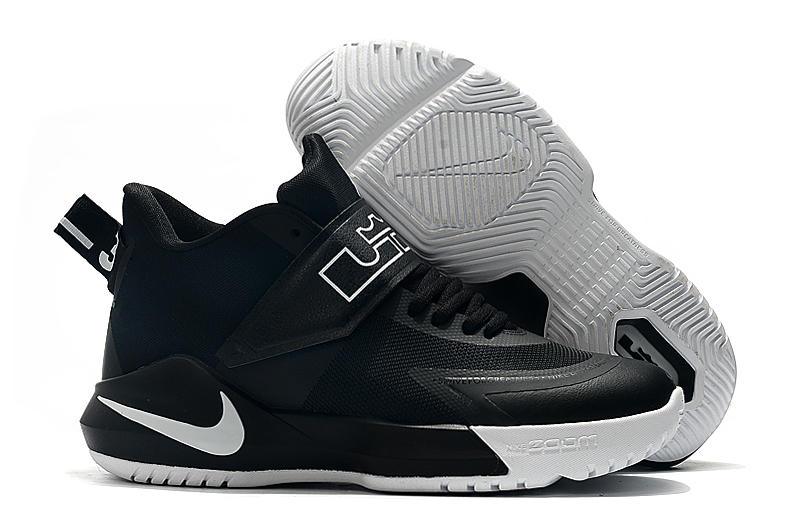 Nike LeBron Ambassador XII Black White Shoes